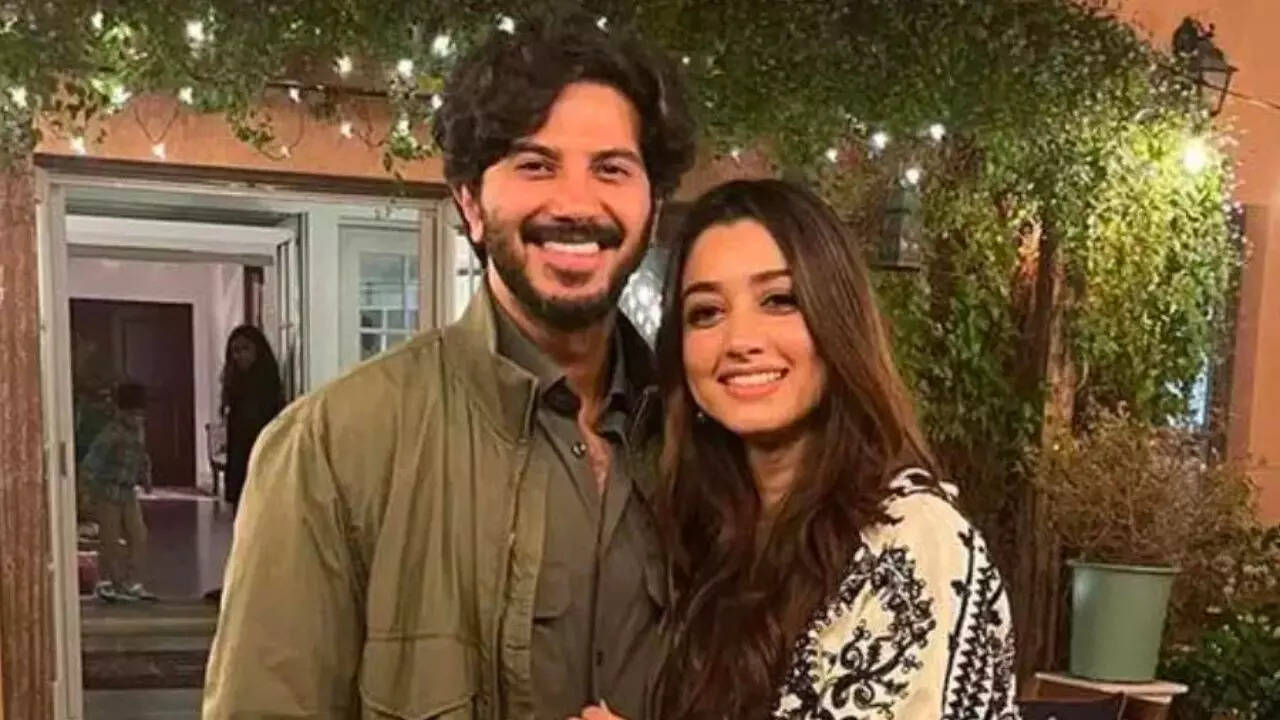 Dulquer Salmaan And Amal Sufiya 