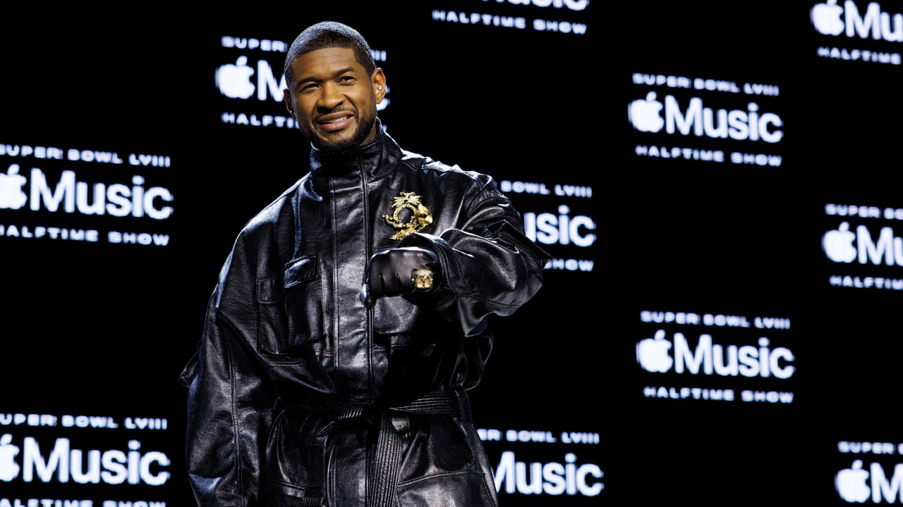 King Usher Rules Super Bowl LVIII Halftime Show A Night of Hits Guests and Tributes