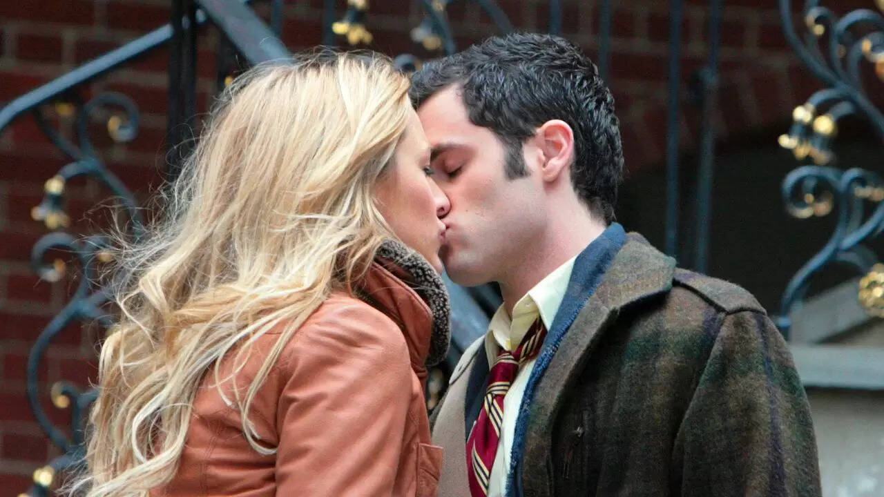 Penn Badgley And Blake Lively Gossip Girl