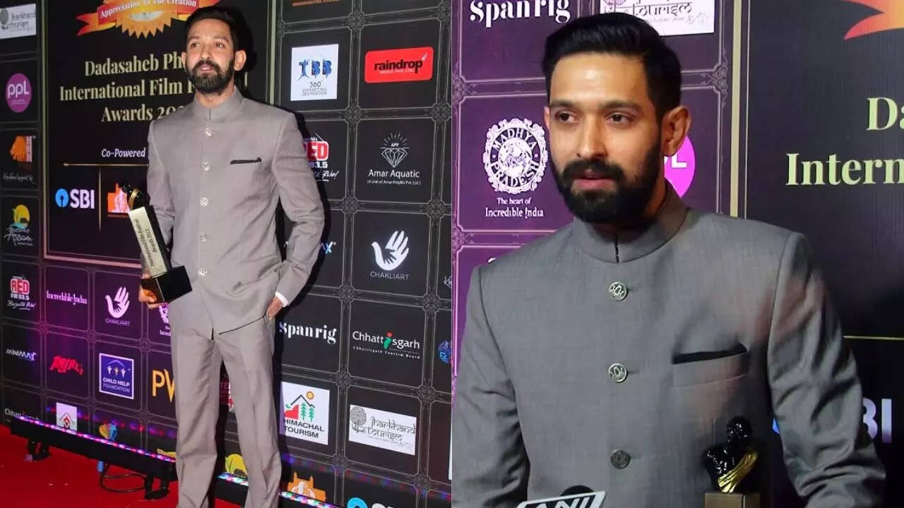 Vikrant Massey Makes Fashion Statement With Classic Grey Suit