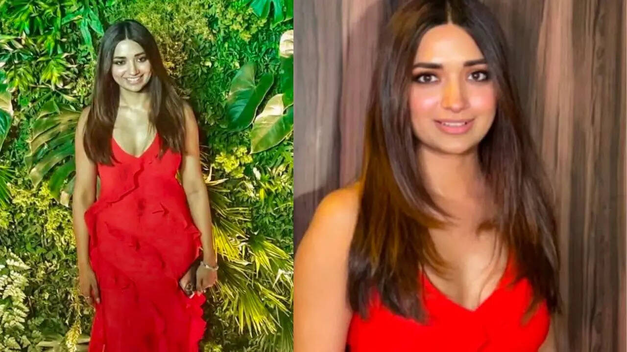 Jiya Shankar Sizzles In Red