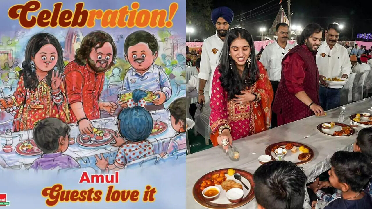 Amul Gives Big Shout Out To Anant Ambani, Radhika Merchant's Anna Seva ...