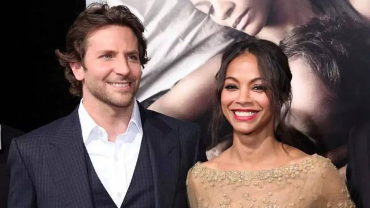 Zoe Saldana and Bradley Cooper