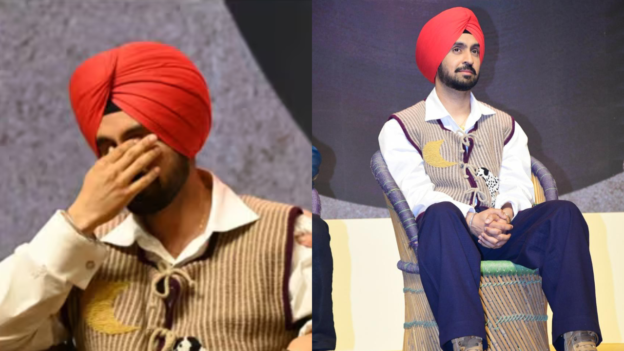 Diljit Dosanjh Gets Teary-Eyed 