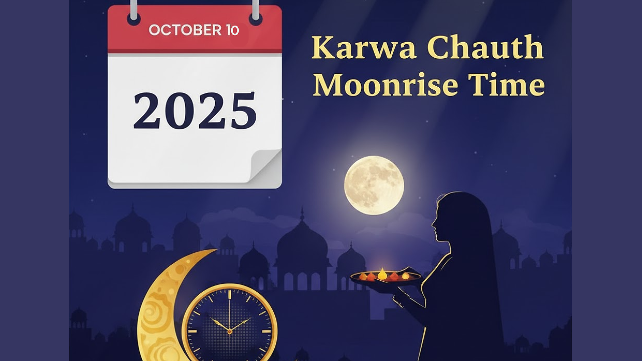Karwa Chauth Moonrise Time 2025 in Delhi, Noida, Gurgaon & Ghaziabad ...