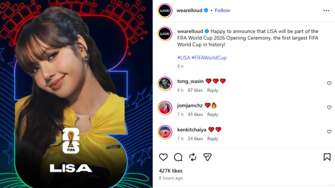 Blackpink Lisa to perform at the FIFA World Cup 2026