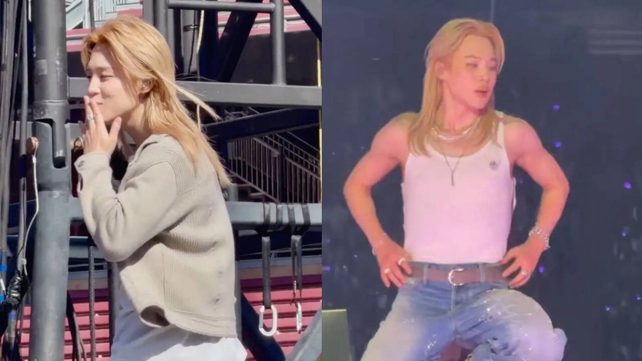 BTS's Jimin Stuns with Long Blonde Hair at ARIRANG Stanford Concert - Fans  Share Their Reactions | Zoom TV