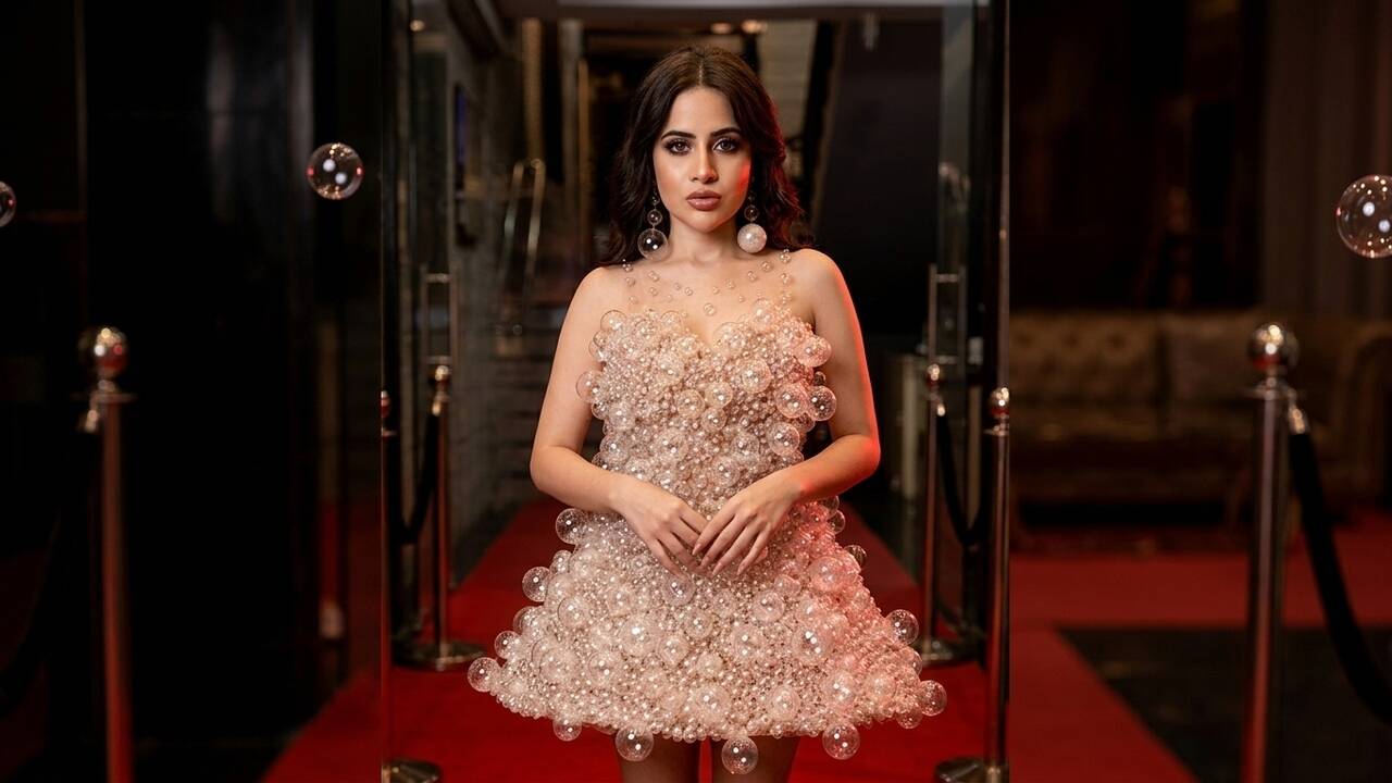 Uorfi Javed Reinterprets Eileen Gu's Iconic Bubble Dress from the Met Gala,  Captivating Online Audiences | Zoom TV