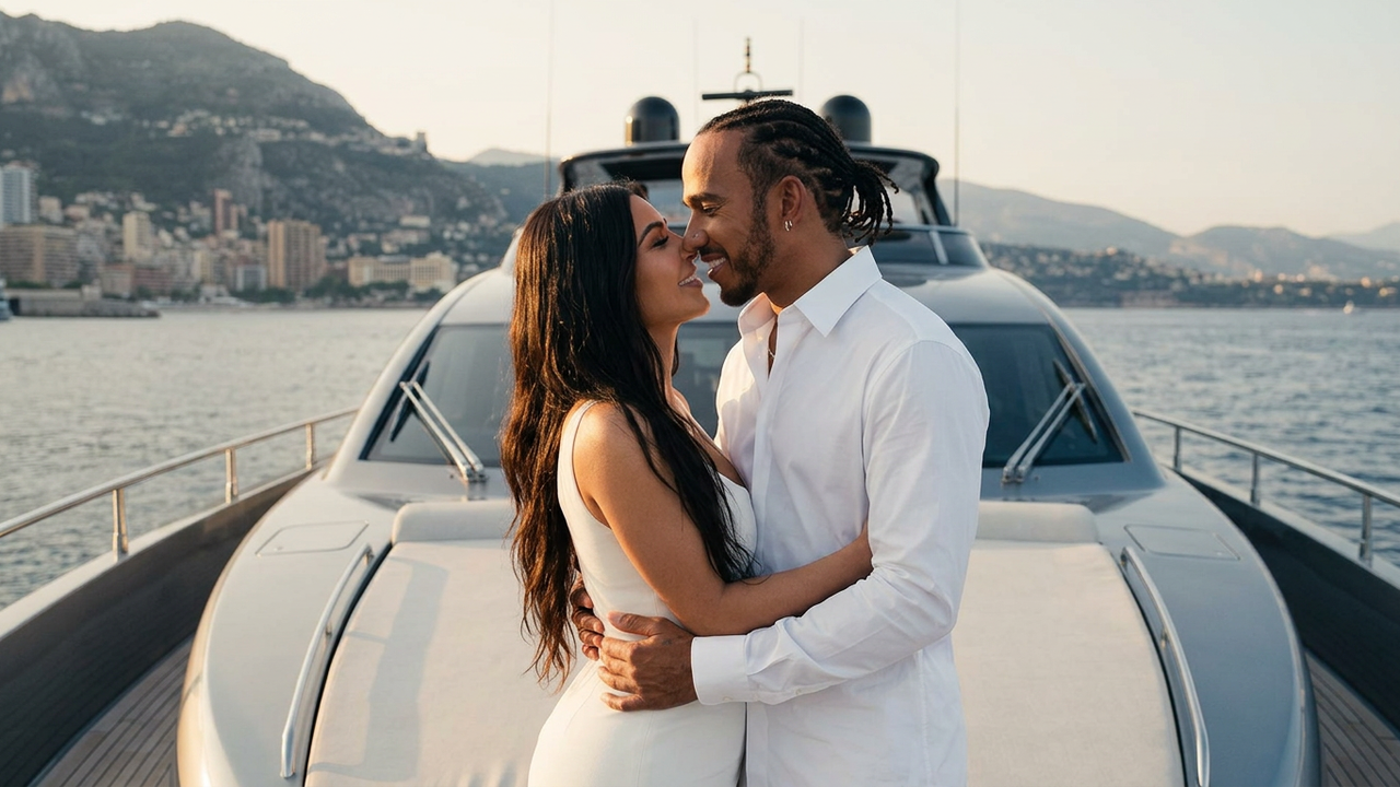 Lewis Hamilton and Kim Kardashian share a kiss as their romance intensifies  in Monaco - PHOTOS | Zoom TV