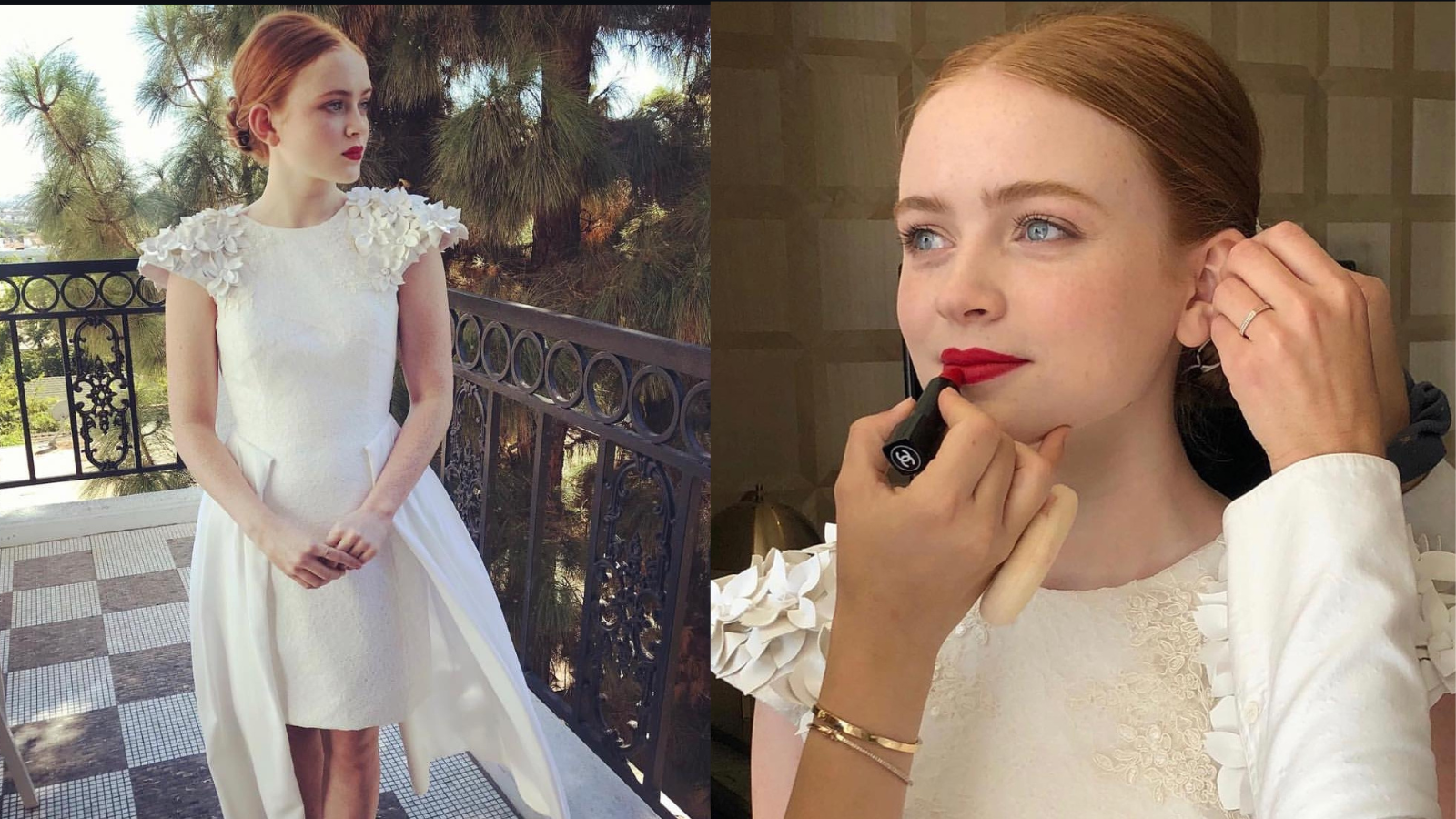 sheen sadie dress Sadie Sink Wore a Sheer Black Lace Dress for a Goth Chic Summer Look  See  Photos