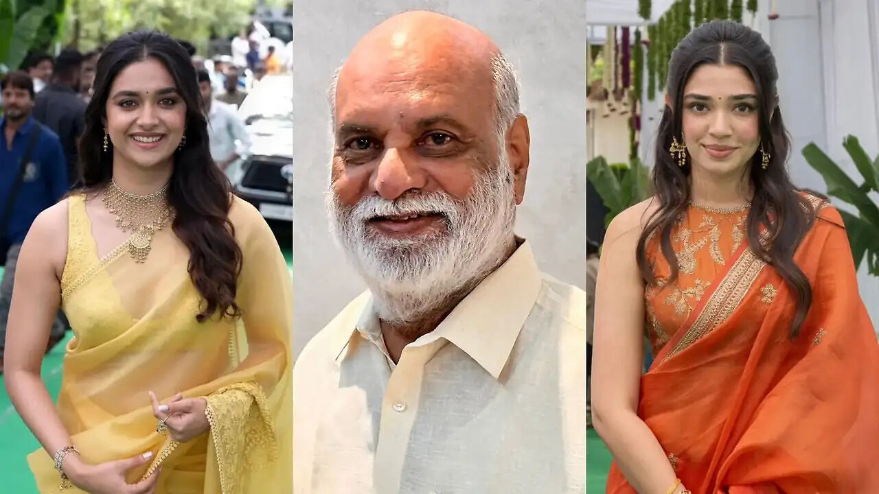 Raghavendra Rao receives criticism for holding the arms of Keerthy ...