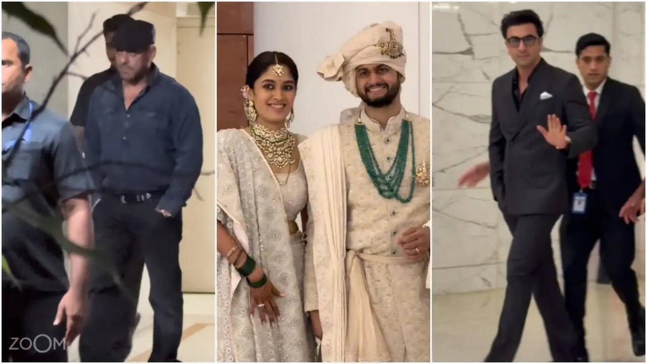 In Mumbai, the wedding of Supriya Sule's daughter saw the arrival of notable figures including Salman Khan, Amitabh Bachchan, Ranbir Kapoor, and the Ambani family.