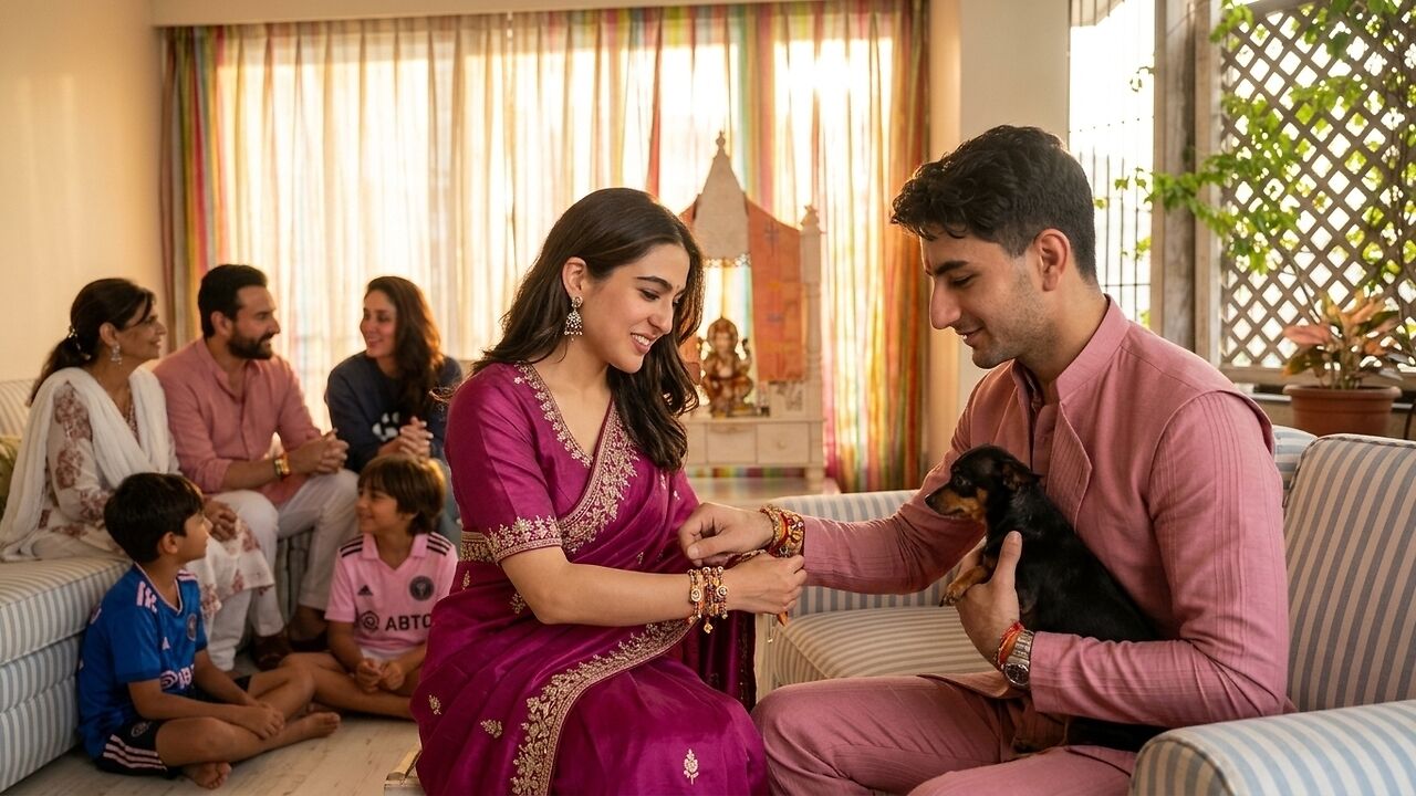 Saif Ali Khan and Family Celebrate Raksha Bandhan with Festive ...