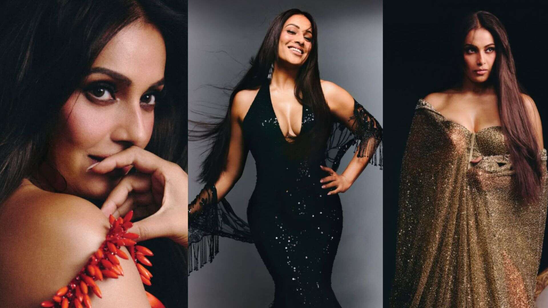 bipasha basu black dress Is Having A Fashion Comeback Moment: 7 Looks That Prove She Still Has It Seersucker Giovanna | White Asymmetric Color:Green/Print