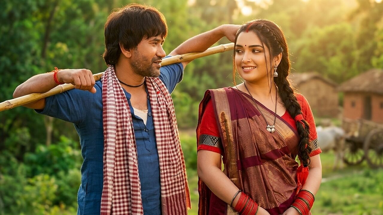 Nirahua-Amrapali की जोड़ी ने फिर मचाया धमाल, 'मरून कलर सड़िया' को 347M  Views - Nirahua-Amrapali duo creates a sensation again; 'Maroon Color  Sadiya' hits 347 million views. | Zoom TV