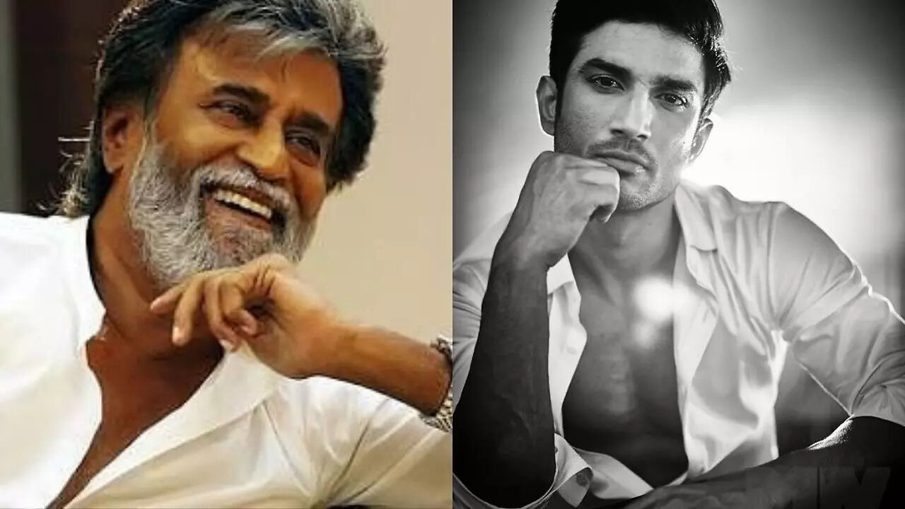 When Sushant Singh Rajput had the sweetest reaction to Rajinikanth not ...