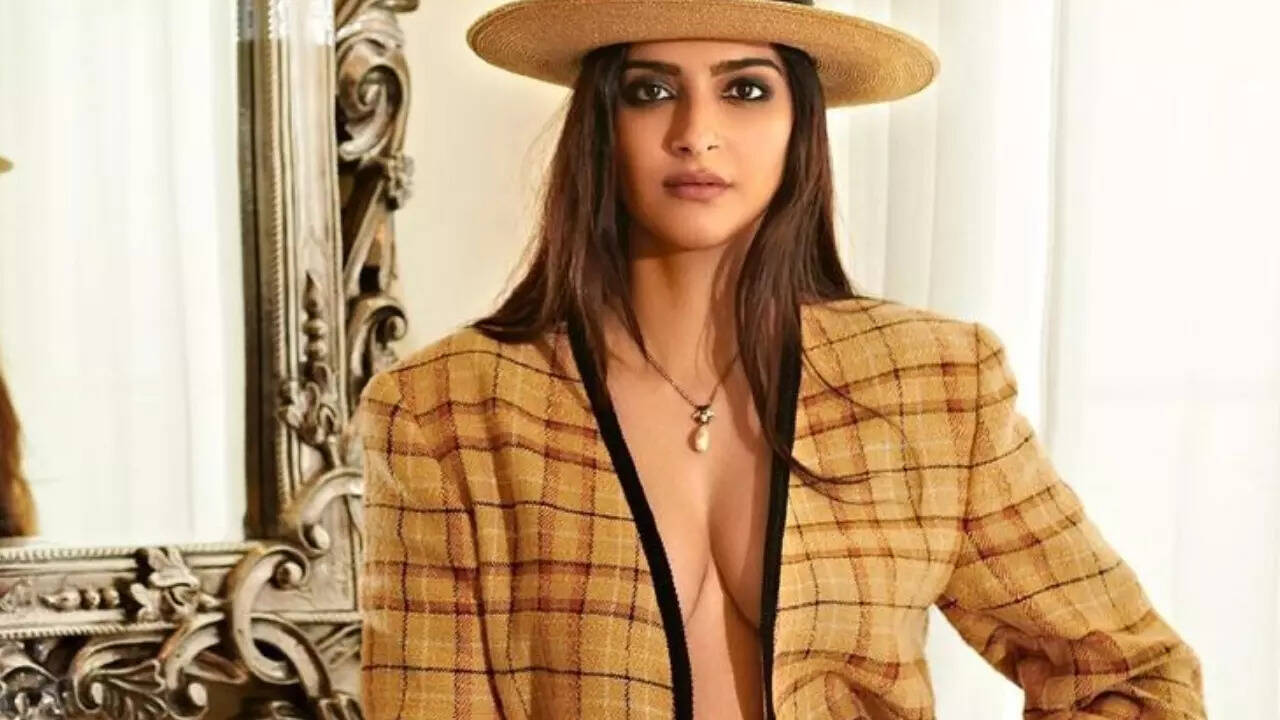 Sonam Kapoor goes shirtless for a stunning photoshoot. (Image credits: Instagram)