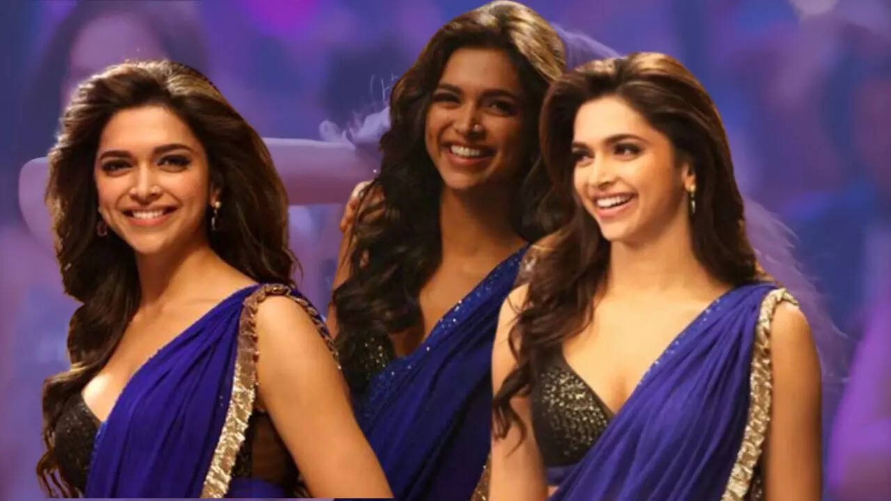 Deepika Padukone's Iconic Blue Saree From YJHD