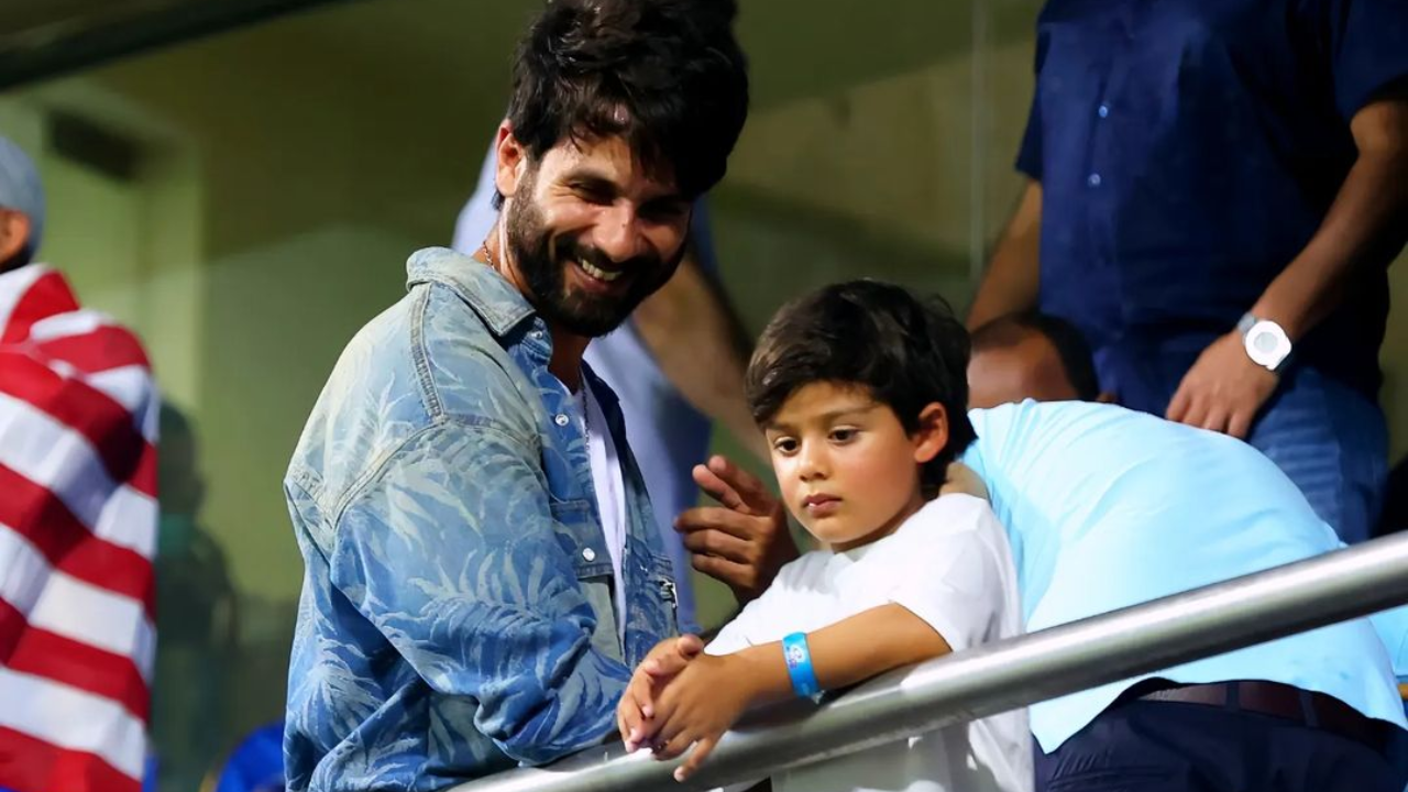 Shahid Kapoor Watches IPL Match With Son Zain