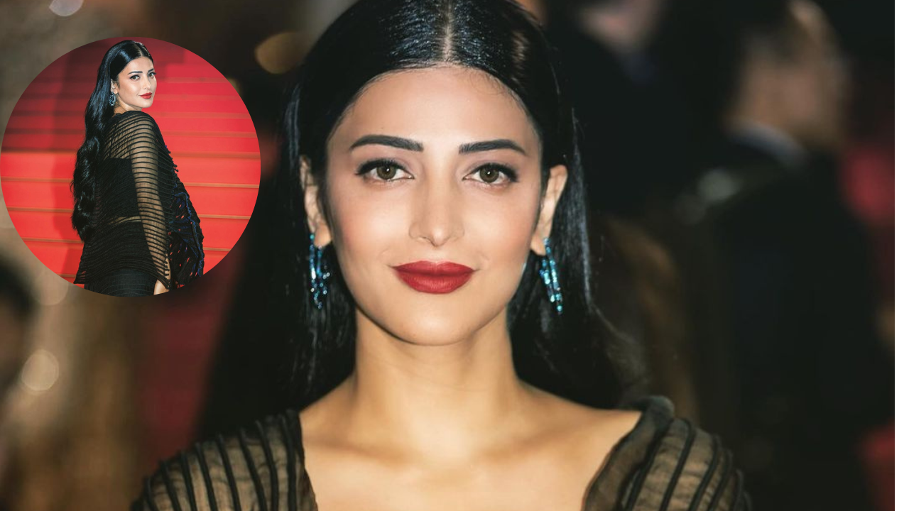 Cannes 2023: Shruti Haasan Turns Heads As She Walks The Red Carpet In Sheer Black Dress. See Pics