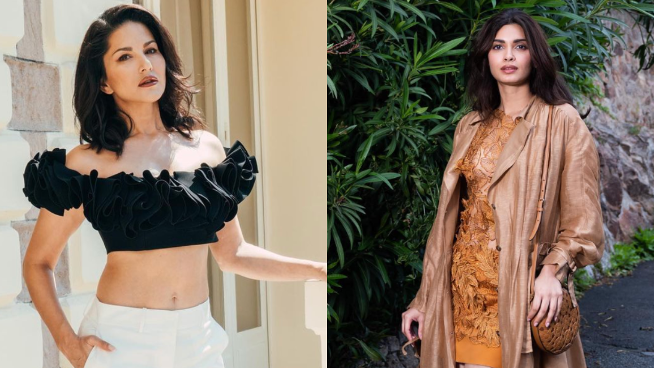 Cannes 2023: Sunny Leone Keeps It Sharp In Ruffled Top. Diana Penty Sways In Gold-Yellow Mini Dress