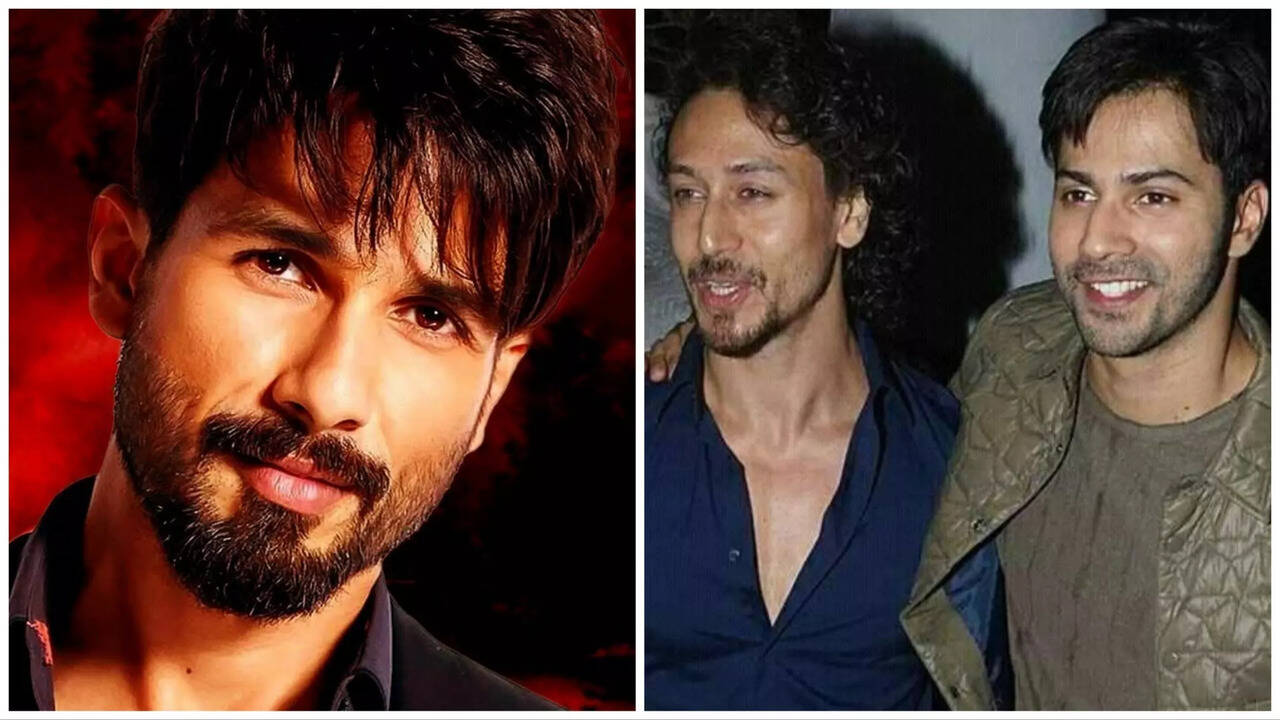 Shahid Kapoor Varun Dhawan and Tiger Shroff