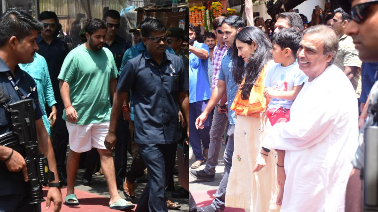 Akash Ambani Visits Siddhivinayak Temple With Father Mukesh