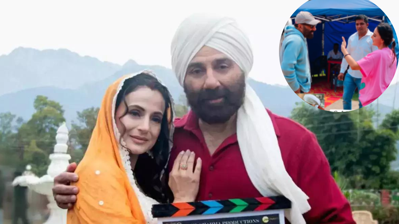 Sunny Deol, Ameesha Patel Catch Up During Gadar 2 Shoot In Viral Video. Netizens Say 'Sakku Has Now Changed'