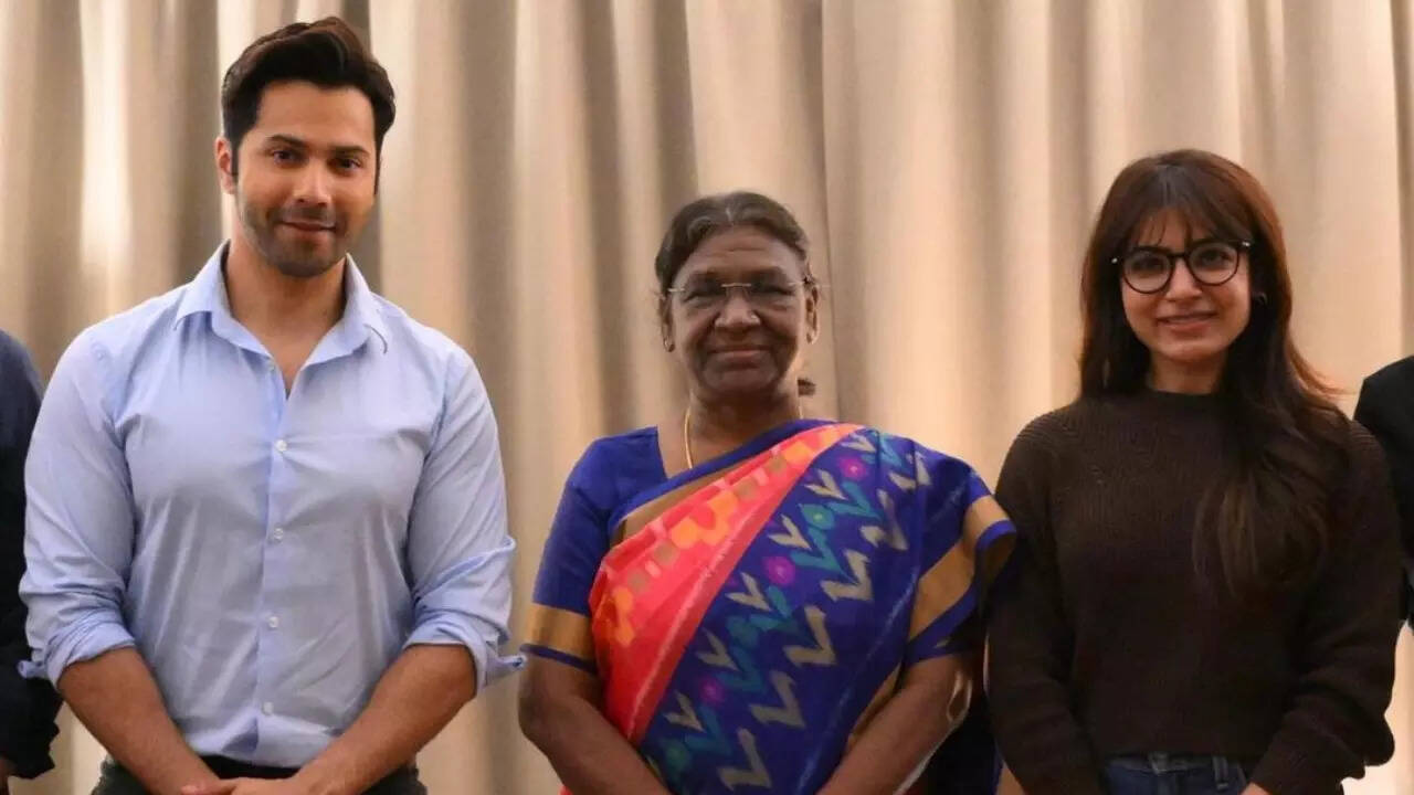 Varun Dhawan, Samantha Ruth Prabhu meets the Indian President Droupadi Murmu (Image Credit: Instagram)