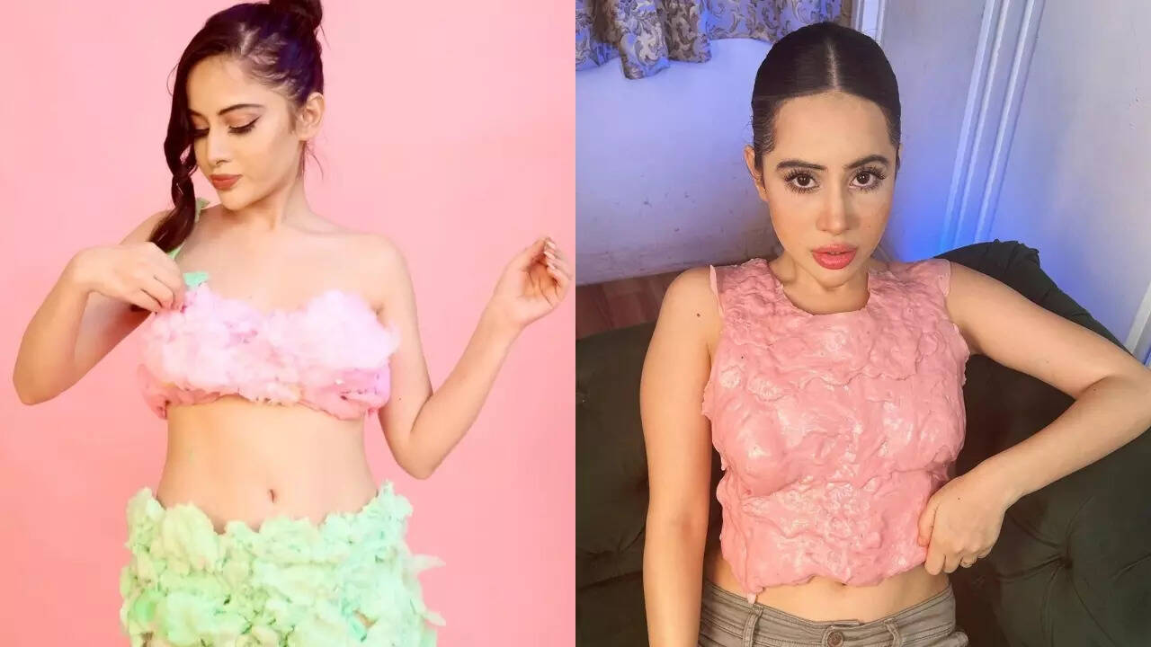 Urfi Javed's food-inspired outfits (Image Credits: Instagram)