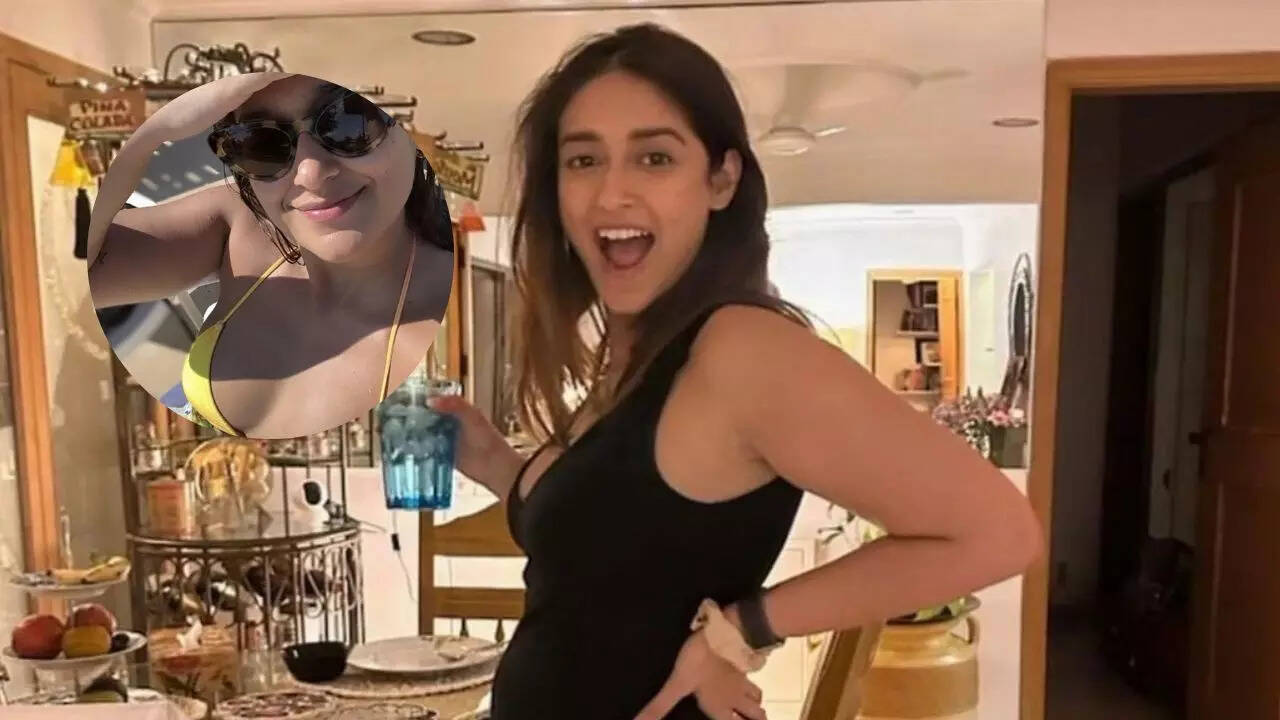 Ileana Dcruz flaunts pregnancy glow up in bikini