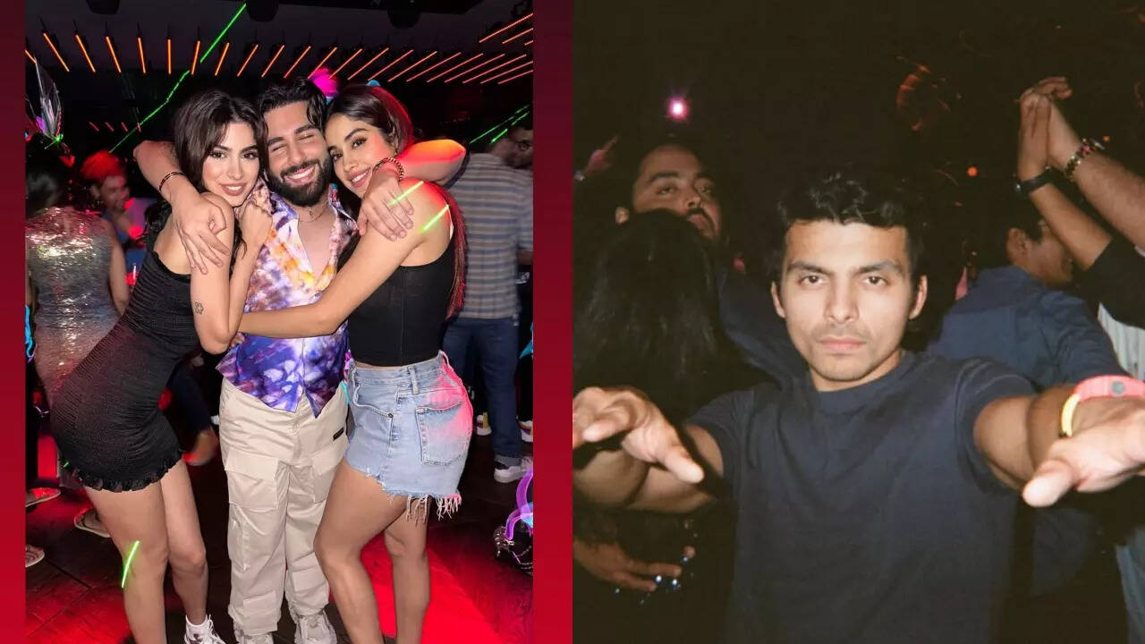 Janhvi Kapoor Parties With Shikhar Pahariya, Khushi Kapoor, Anant Ambani (Image Credits: Instagram)