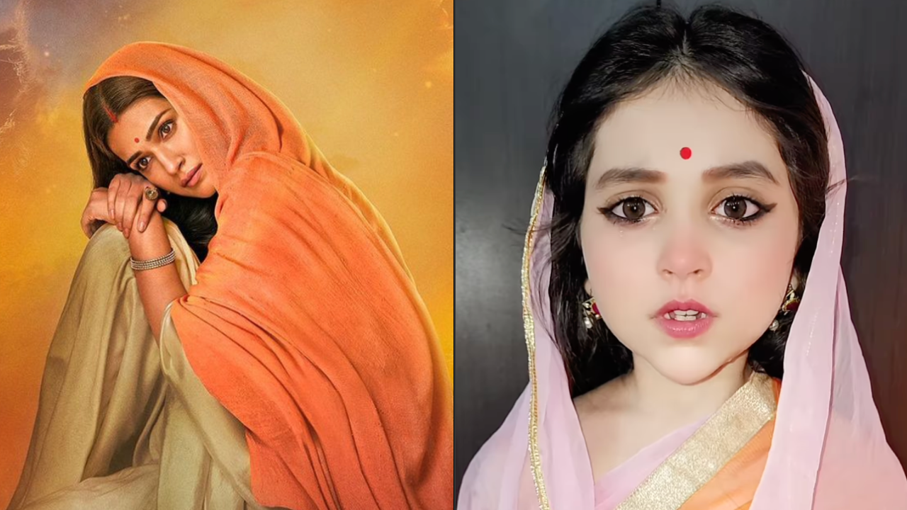 Adipurush: Chhoti Janaki Kiara Khanna Enacts Kriti Sanon's Scene From Prabhas' Film, Actress REACTS