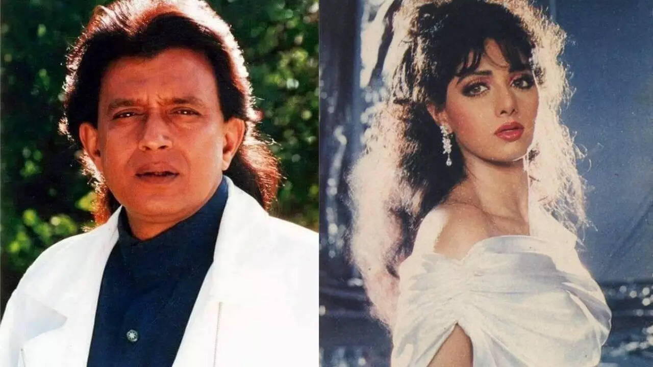 ​When A Married Mithun Chakraborty Got Secretly Hitched To Sridevi And She Tied Boney Kapoor Rakhi...​ (Image credit: Twitter)