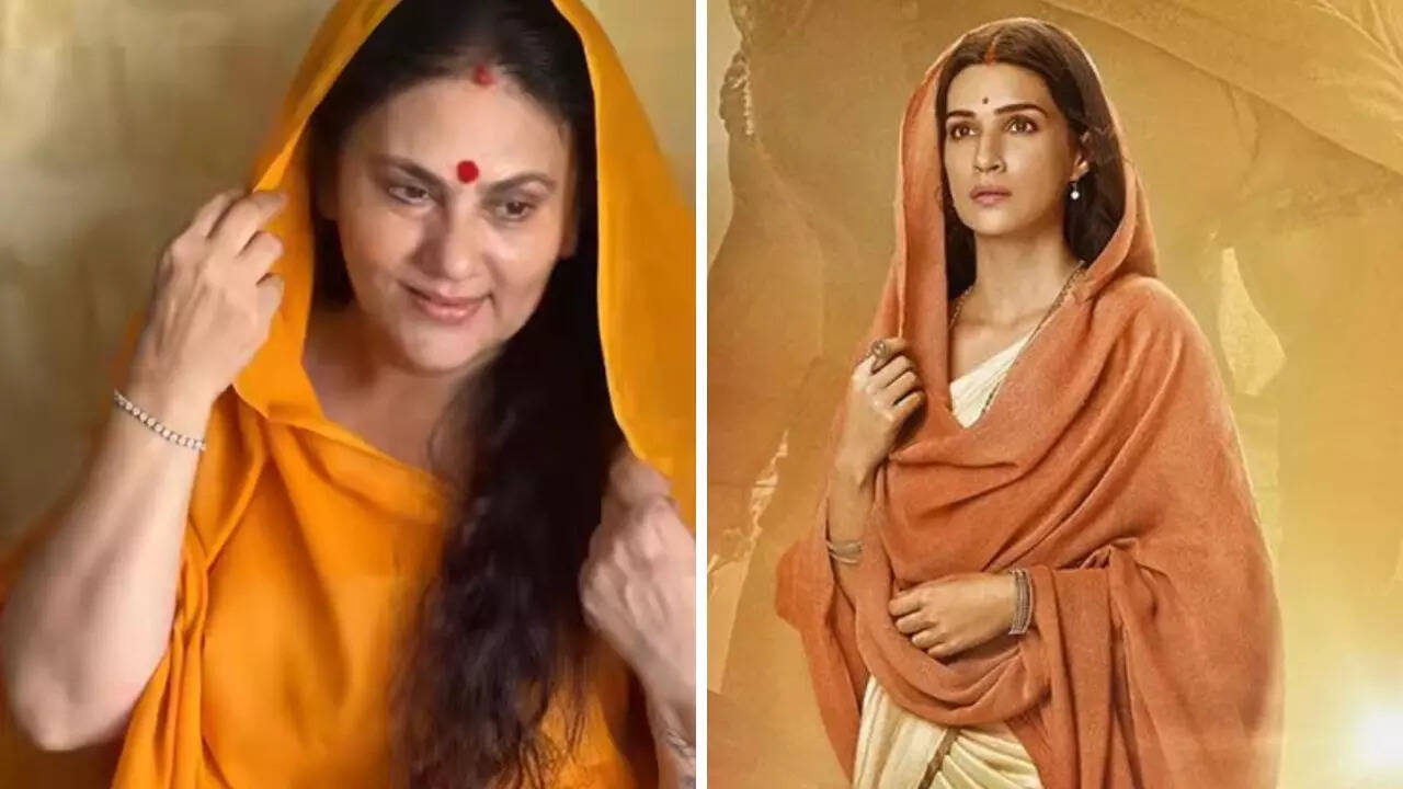 Dipika Chikhlia and Kriti Sanon as Sita Mata