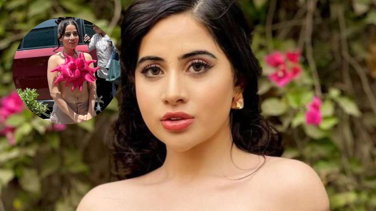 Urfi Javed Dons Backless Pink Crop Top In Mumbai’s Heat. Netizens Ask ‘Is That A Dragon Fruit’