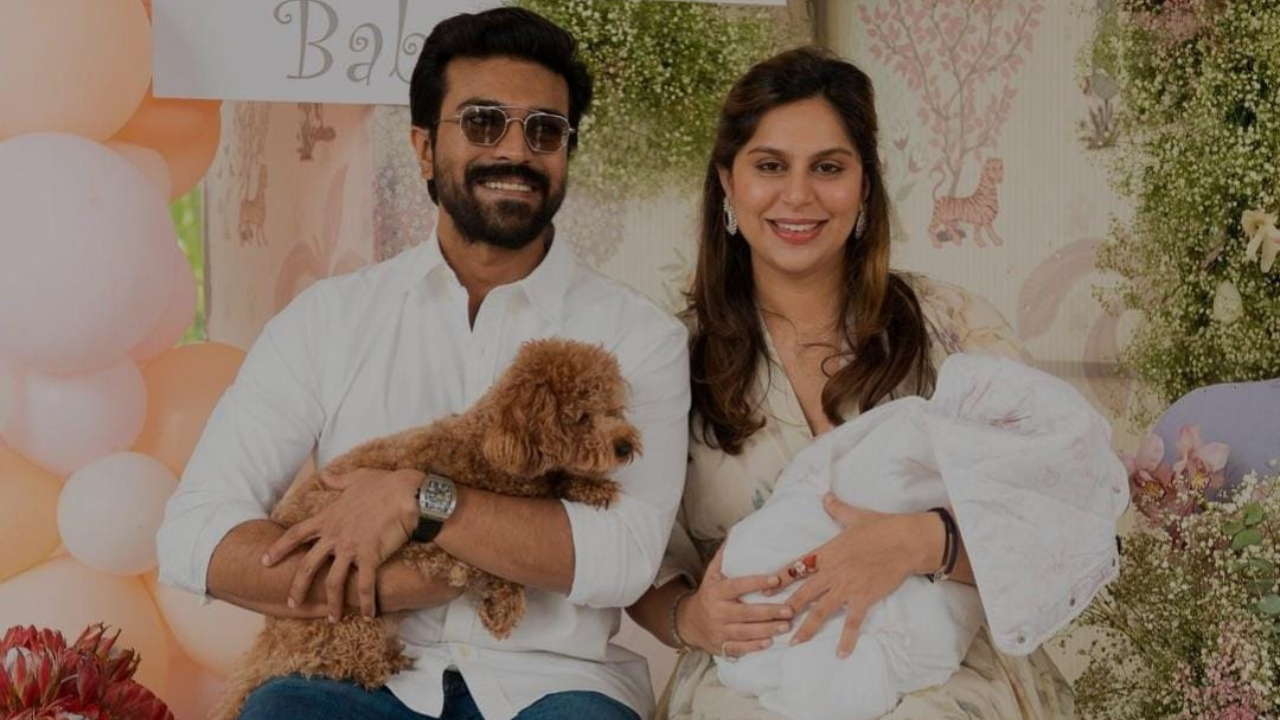 Ram Charan, Wife Upasana Konidela Drop FIRST PIC With Baby Girl