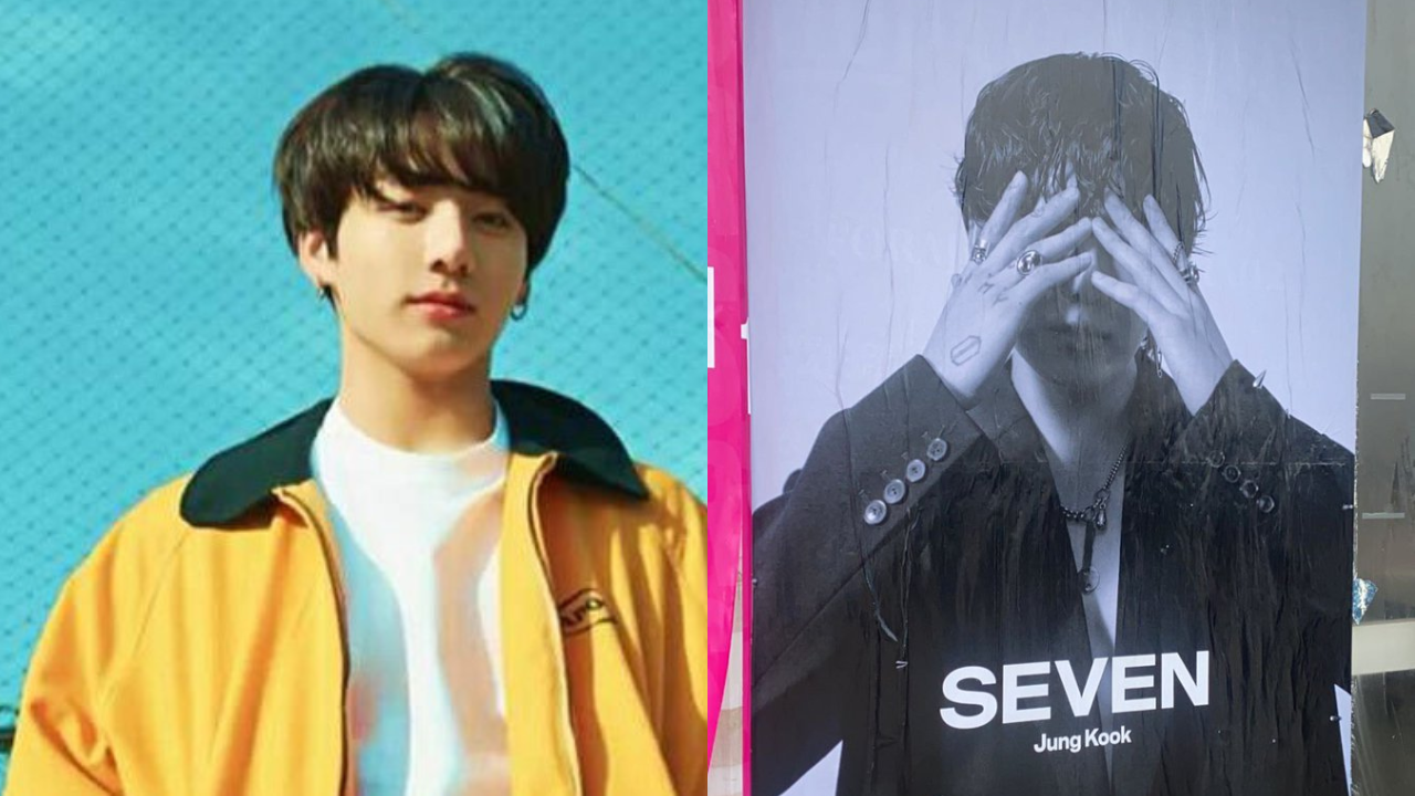 Jungkook's posters spotted in different cities across the globe