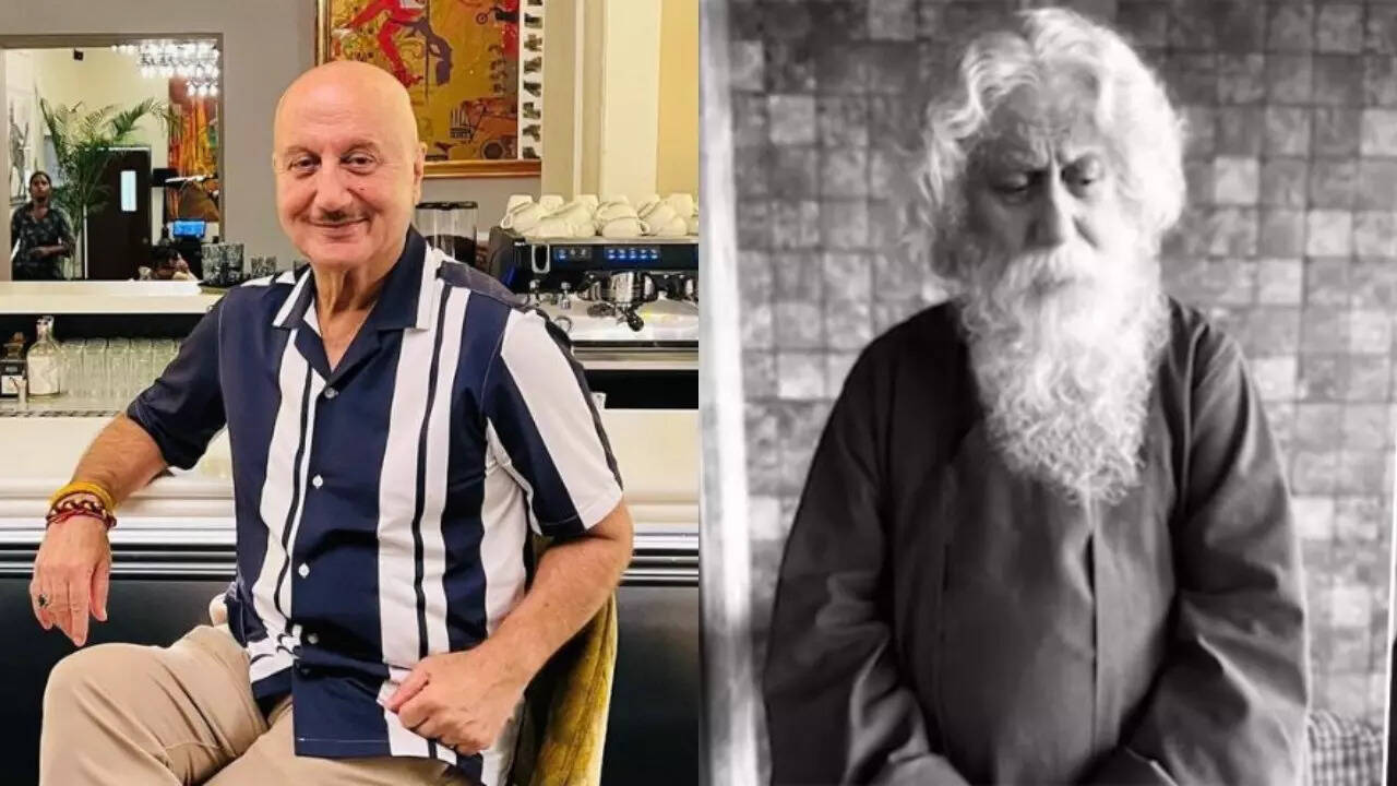 Anupam Kher To Essay Rabindranath Tagore In Next, First Look Makes Netizens Go 'OMG You Actually Look Like Him'