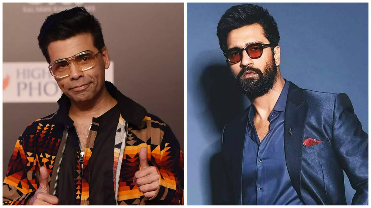 Karan Johar and Vicky Kaushal