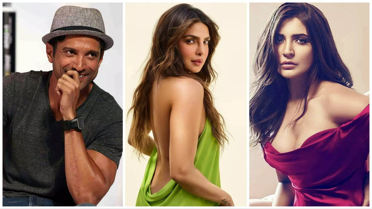 Farhan Akhtar, Priyanka Chopra and Anushka Sharma