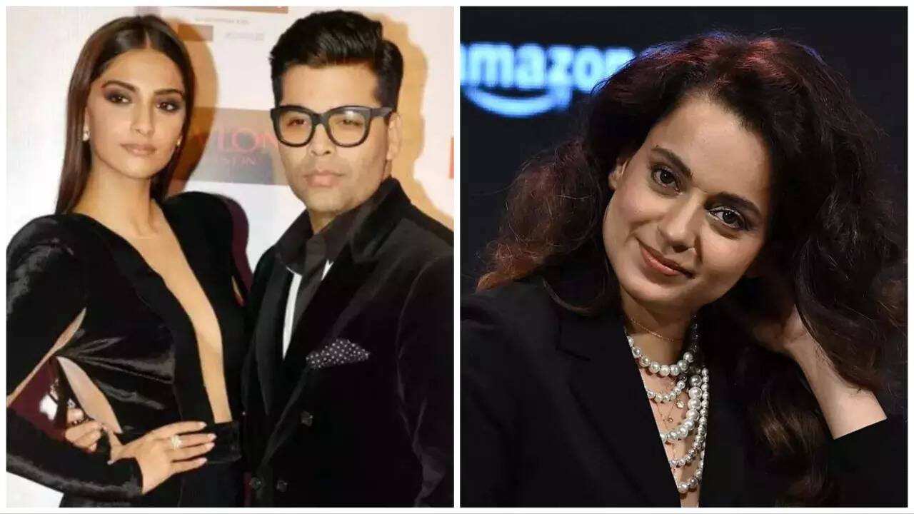 Kangana Ranaut, Karan Johar and Sonam Kapoor