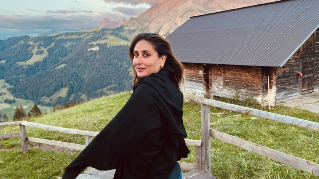 Kareena Kapoor's Blush Pink Glow Is Unmissable As She Poses At Exotic Location In Europe 