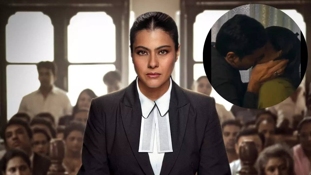 Kajol breaks no-kissing policy