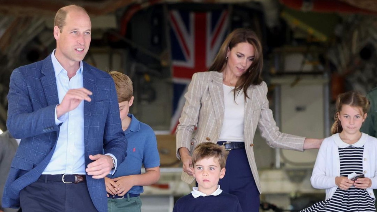 Royal Couple Prince And Princess Of Wales Gives A Flying Surprise To The Young Royals