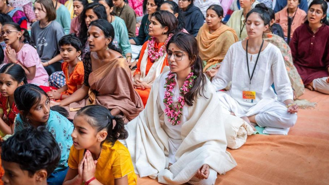 Samantha Ruth Prabhu Begins Spiritual Sojourn At Isha Yoga Centre After Taking Sabbatical From Films