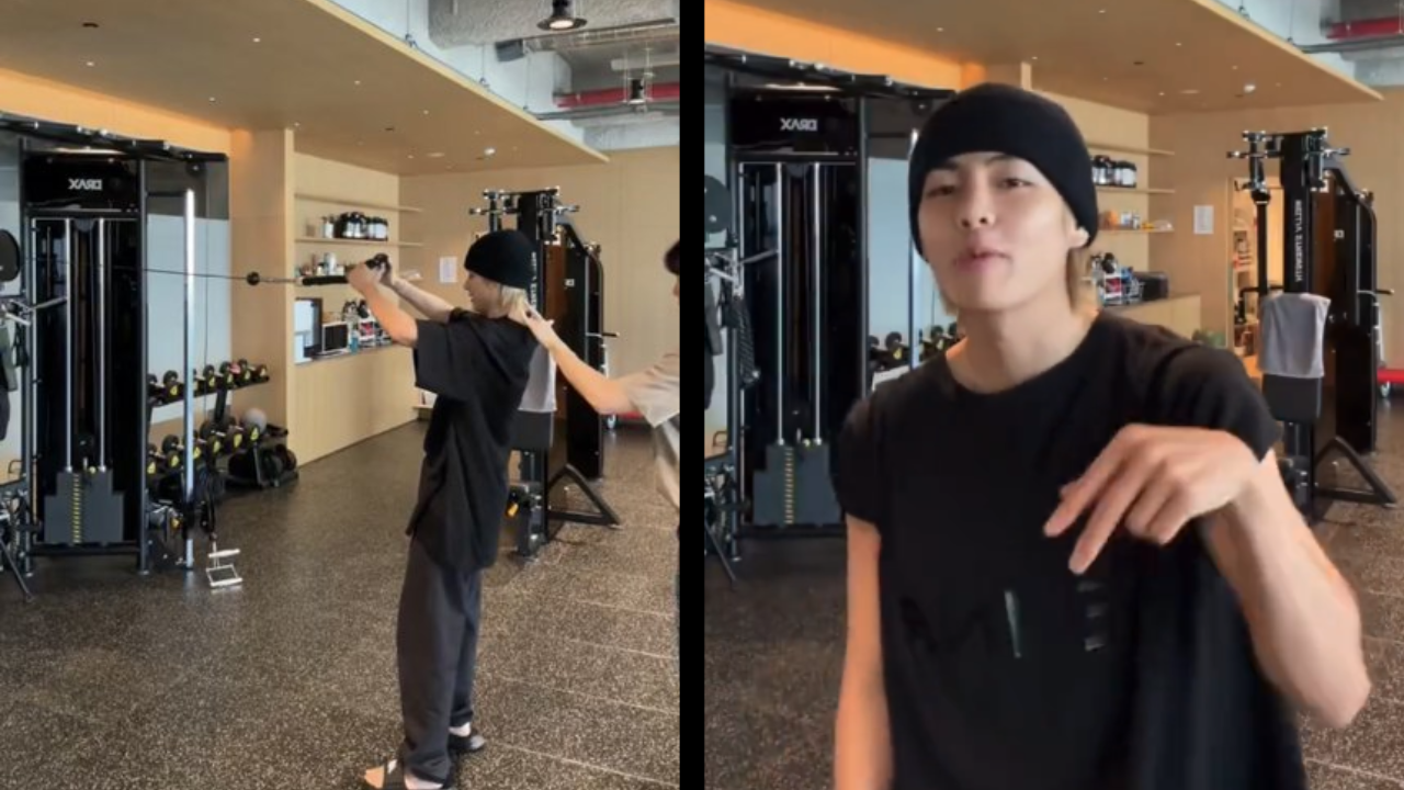 BTS' V shares workout video