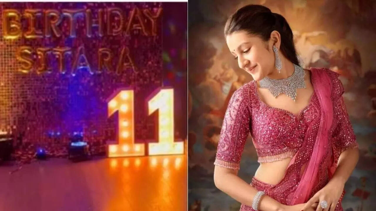 Inside Mahesh Babu's Daughter Sitara Ghattamaneni's Fancy And Fab 11th Birthday. See Pics