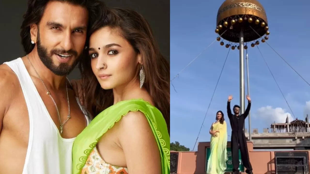 Alia Bhatt, Ranveer Singh Promotes Rocky Aur Rani Kii Prem Kahaan At Bareilly’s Iconic Jhumka Chowk (Image Credits: Instagram)