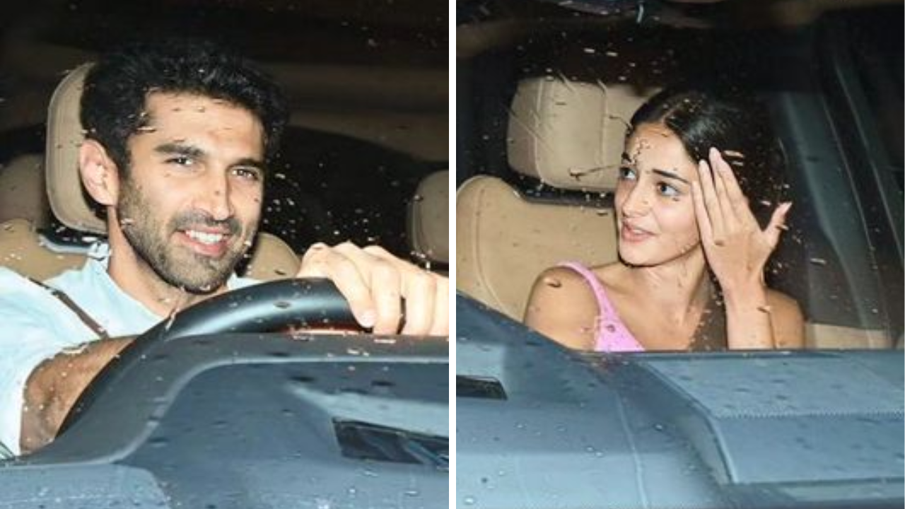 Ananya Panday Blushes, Aditya Roy Kapur Smiles As They Get Spotted On Date Night! See Viral PICS